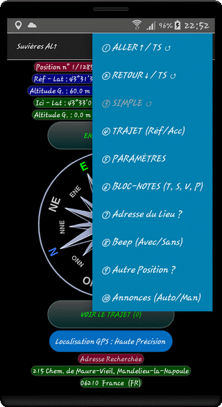 Commandes Point de Départ