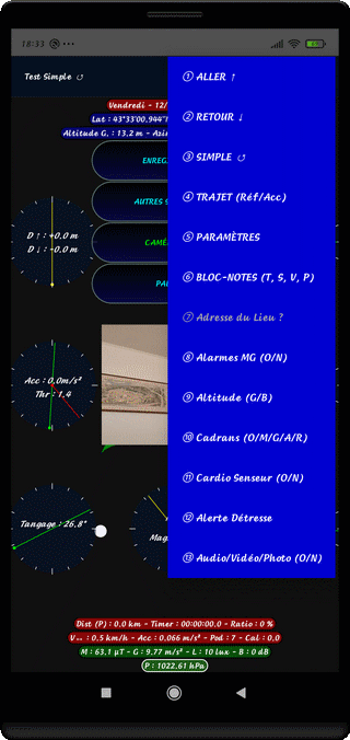Commandes Enregistrer